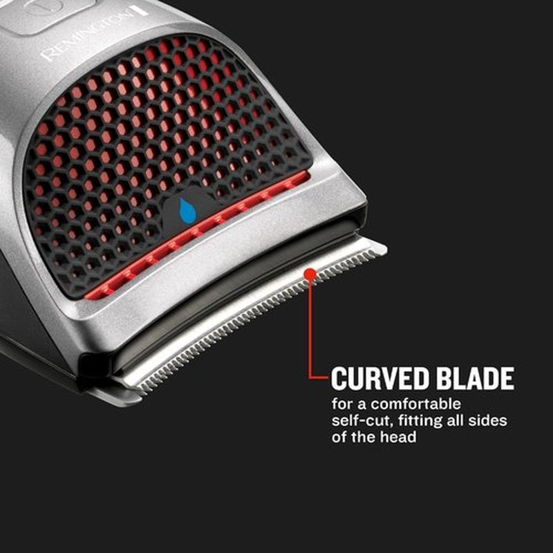 Remington Shortcut Pro Self-Haircut Trimmer Kit - Waterproof Cordless Electric Razor with 9 Lengths | 14-Piece Set