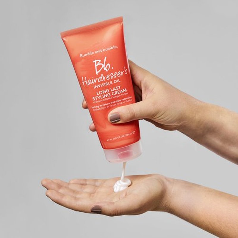 Bumble and bumble. Hairdresser's Invisible Oil Long Last Styling Cream | Hydrating, Anti Frizz, Color Safe | Curly, Wavy, Straight | With Argan Oil, Coconut Oil + Grapeseed Oil, 6.7 Fl Oz