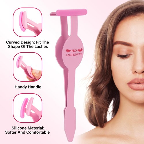 Lash Applicator Tool DIY Eyelash Extension Tweezers Kit Eyelash Applicator Tool (3 pcs)