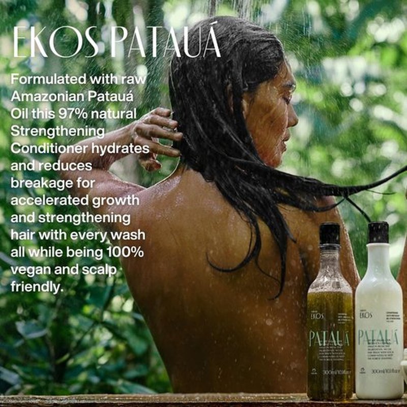 Natura - Ekos Patauá Hair Anti-Breakage Re-Strengthening Conditioner - Hair Loss - Fortify Roots & Strands - Vegan Hair Care - Brazilian Beauty Secrets - Personal & Self Care - 10.1 fl oz (300ml)