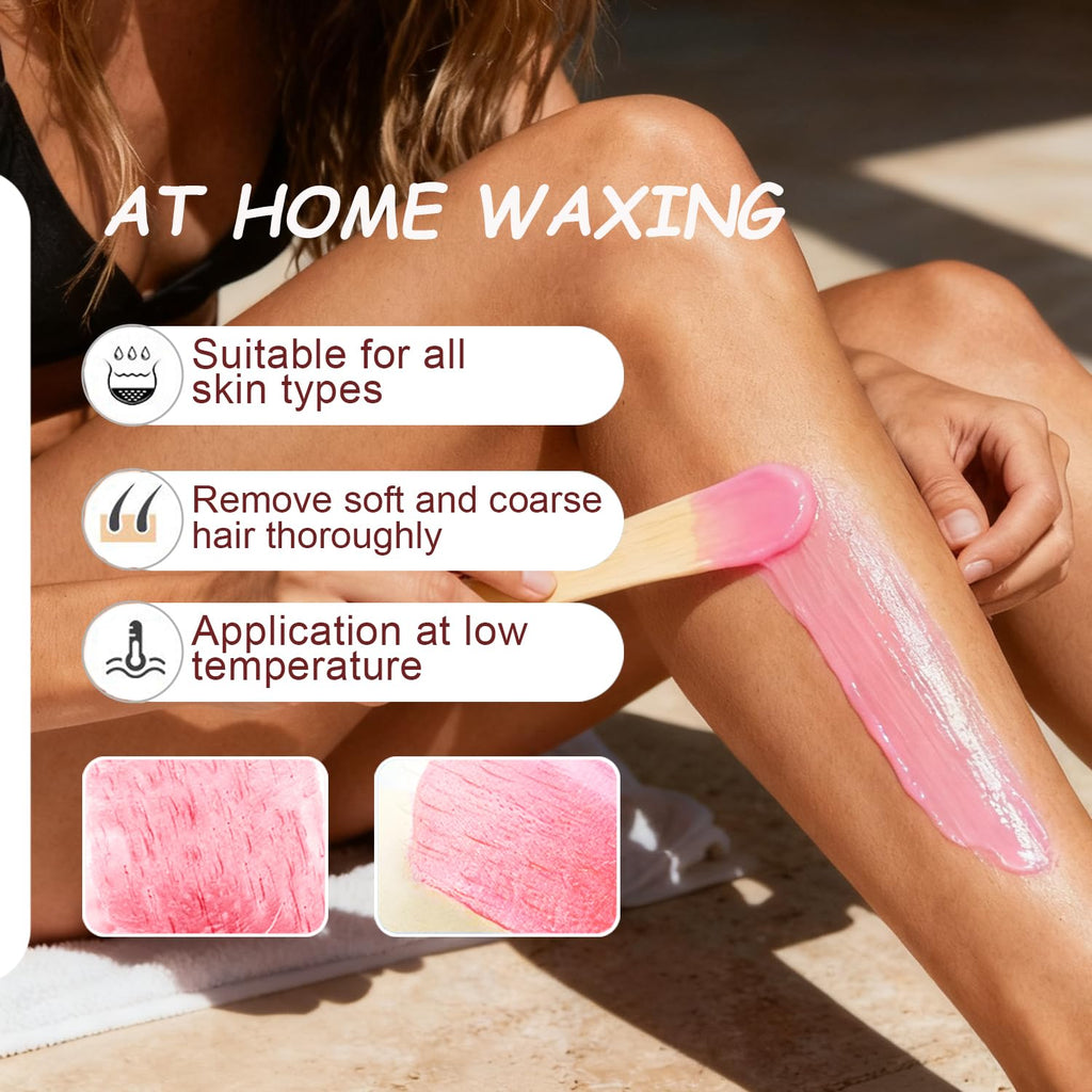 Wax Beads, 1.76lb / 800g Hard Wax Beads Coarse Hair Formula Hard Wax for Hair Removal and Senstive Skin, Wax Beads for Face, Brazilian Bikini,Body Waxing (8 Scents)