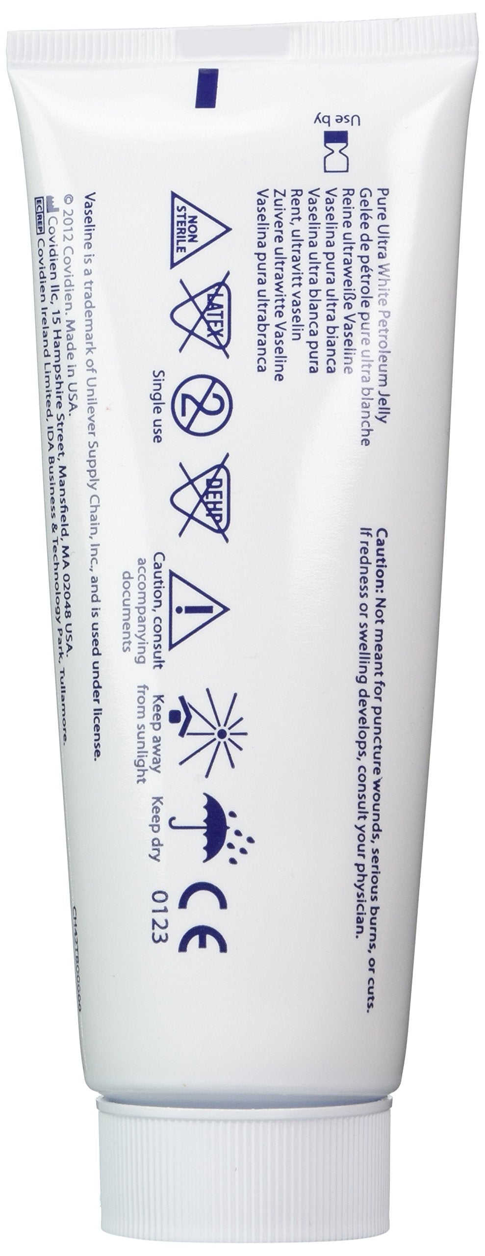 Kendall Vaseline Covidien 8884430300 Pure Ultra White Petroleum Jelly Kendall oz 3pack, 3.25 Ounce