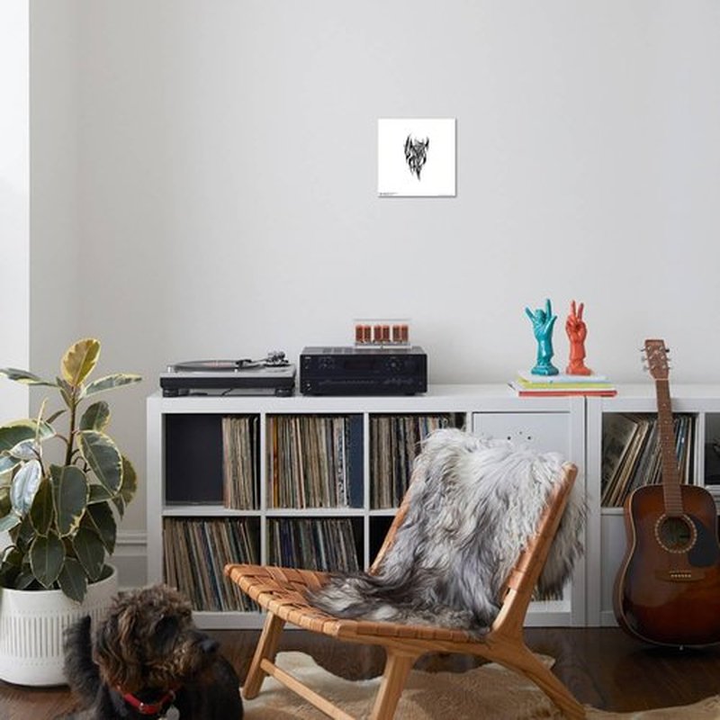 Trends International Gallery Pops Sally Face - Sanity's Falls Logo Canvas Wall Art Wall Poster, 12.00" x 12.00", Stretched Canvas