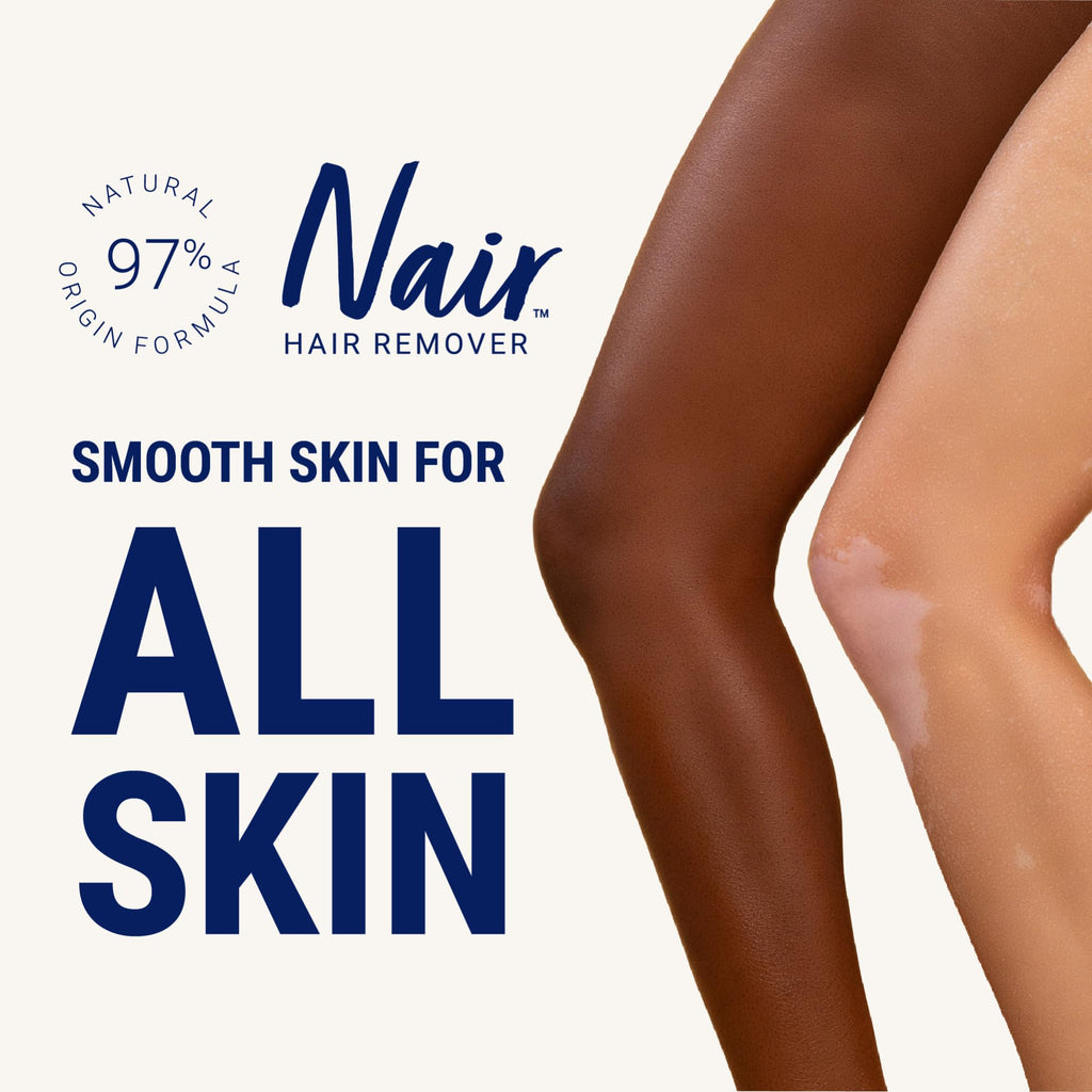 Nair Hair Remover Wax Ready Strips, Legs and Body Hair Removal Wax Strips, 40 Count, 3 Pack