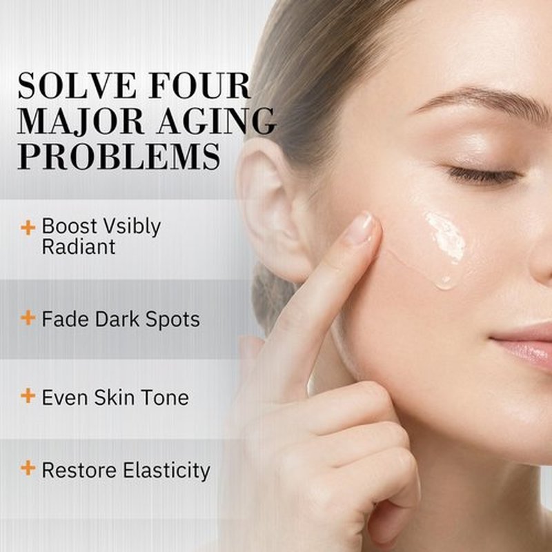 HKH Niacinamide Serum Capsules for Face: 38 Caps Dark Spot Remover Brightening Anti Aging Hydrating Pore Minimizer Hyaluronic Acid Vitamin C Firming For Men & Women 30+ Sensitive Skin Travel Friendly