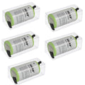 HQRP 5-Pack Battery Compatible with Wahl 00745-302 745-302 9877 9879 8900 8061 7070 7353 7045 7030 7037 7355 5-Star Shaver Trimmer