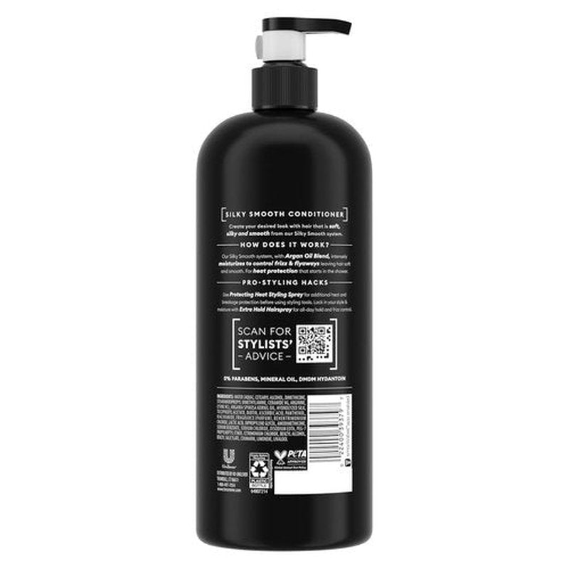 TRESemmé Silky & Smooth Anti-Frizz Conditioner - Pro Style Technology, 28 Fl Oz for Frizzy Hair