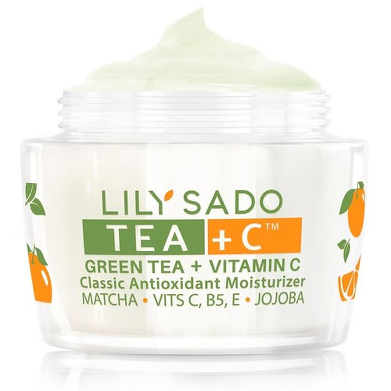 LILY SADO TEA+C™ Green Tea Matcha Moisturizer - Antioxidant Anti-Aging Daily Lotion | Hydrates & Firms Skin