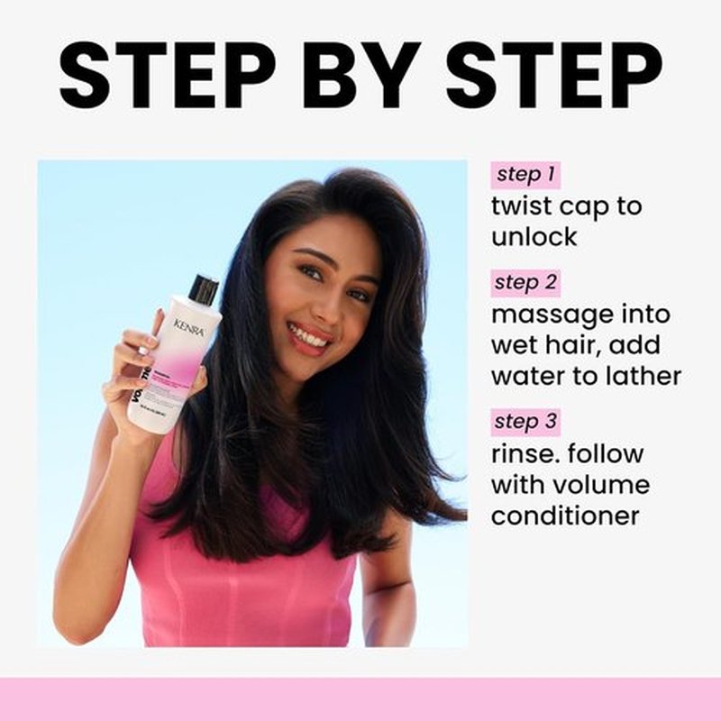 Kenra Volume Shampoo - Boosts Body & Fullness | Increases Volume Up to 45% | Color Safe for Fine to Normal Hair