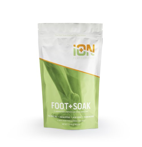 iON Sport Foot Soak for Athletes – Rapid Relief for Sore, Tired Feet & Odor – Tea Tree, Magnesium, Turmeric – Post-Workout Recovery