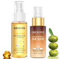 GREEONIL Hair Oil with Argan Oil, Vitamin E - Nourishing Treatment for Smooth, Frizz-Free, Shiny Hair for Women and Men with Frizzy, Damaged, Fine, or Curly Hair