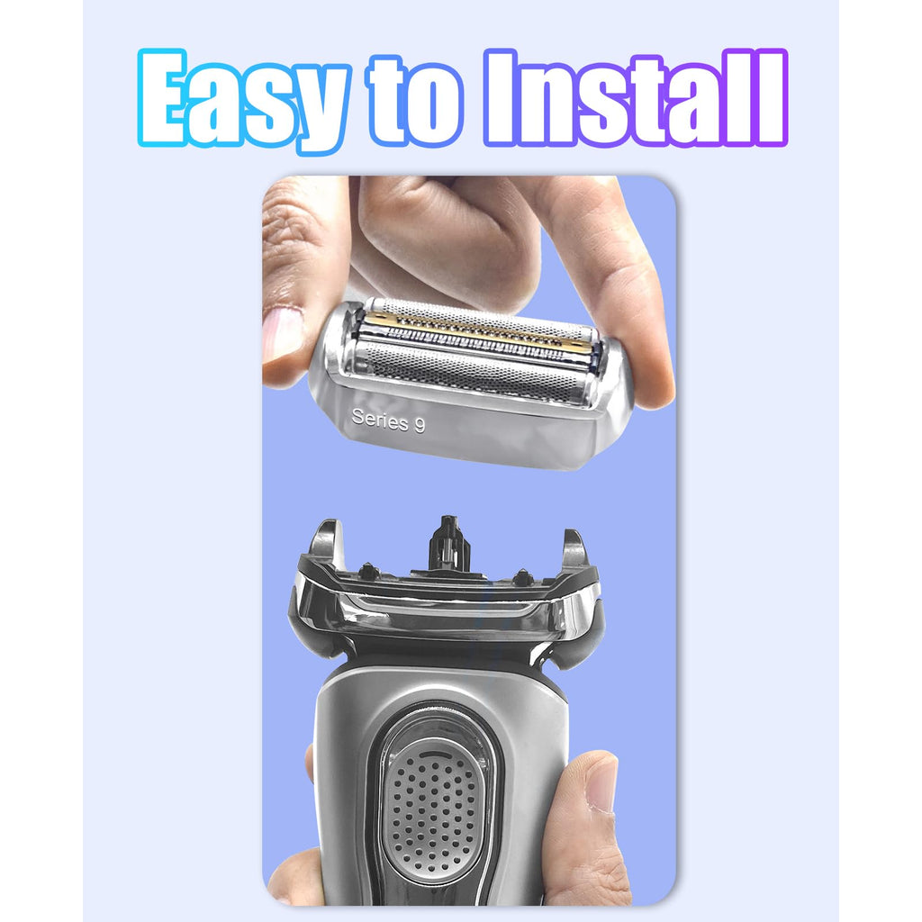92S Replacement Shaver Head Compatible with Braun 9 Series Foil Shaver