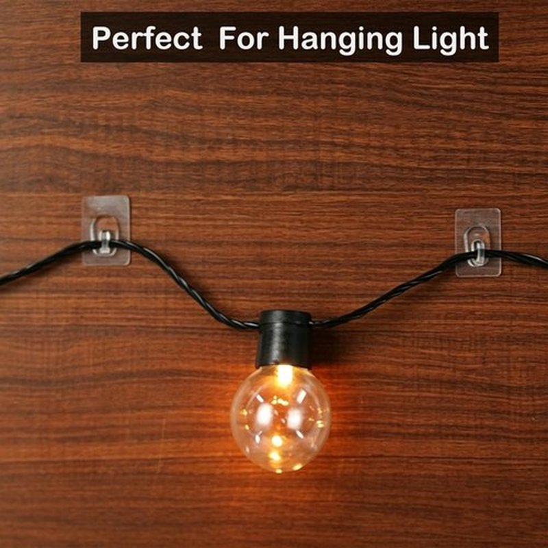 Skiennix 27 Pack Small Adhesive Wall Hooks - Clear Mini Hooks for Damage-Free Hanging Decor & Cables