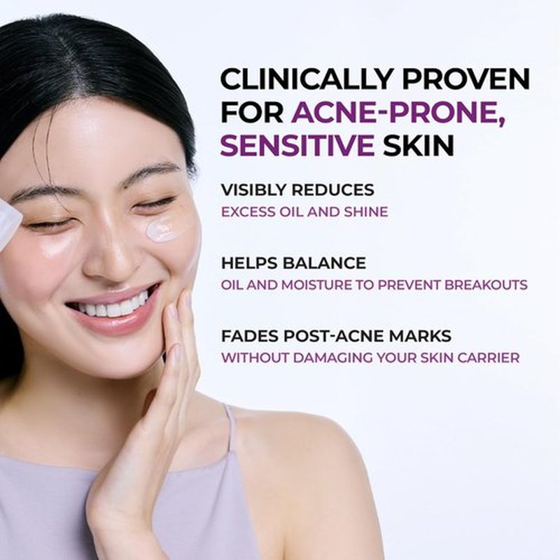 JUMISO Niacinamide 2+ Oil Control Cream - Korean Moisturizer for Oily Skin | Pore Minimizing & Sebum Balancing - 2.7 fl. oz