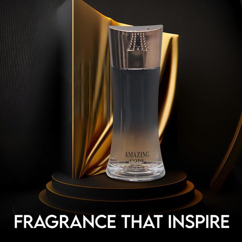 AFLUXE Men's Cologne - Amazing Code Combo Eau De Toilette | Fresh Romantic Scent, 3.4 Fl Oz Each