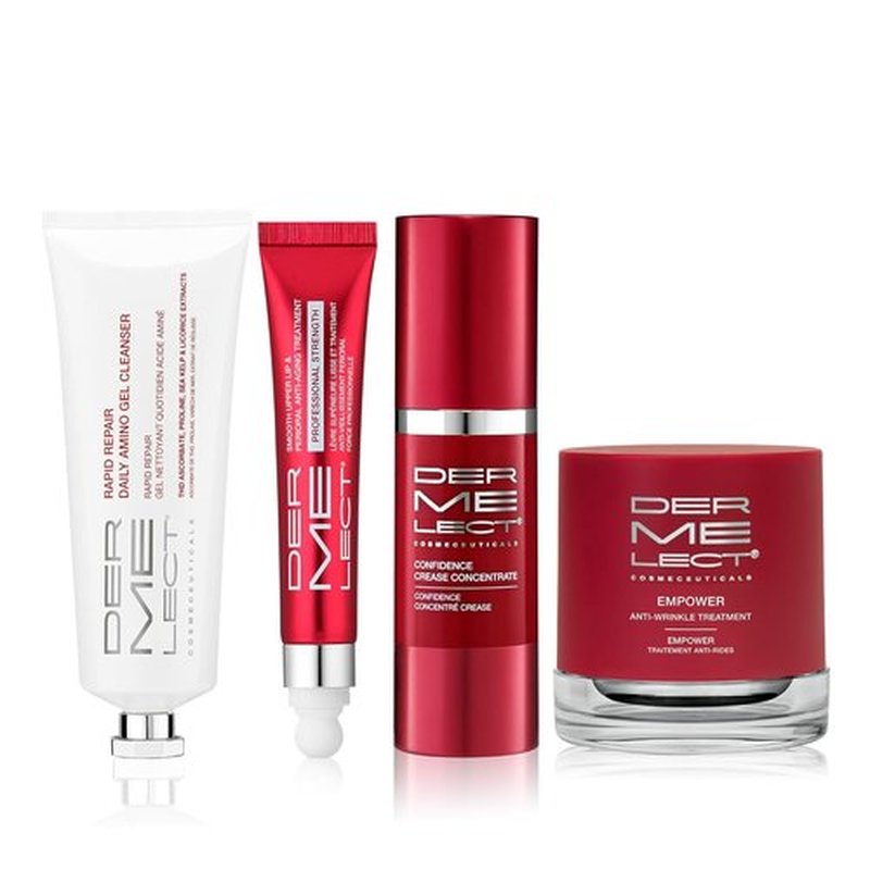 Dermelect Smooth Operator Wrinkle Regimen Kit - Anti-Aging Treatment for Youthful Skin
