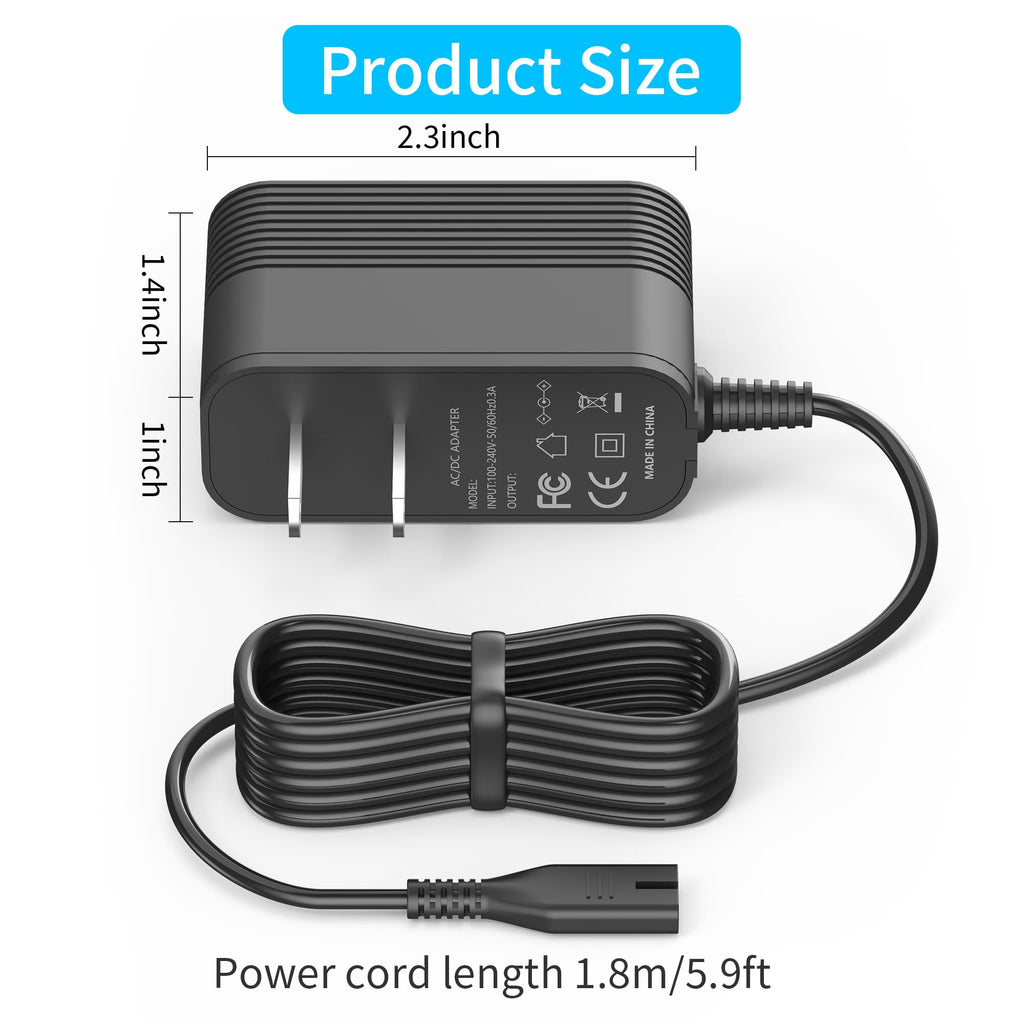 IOKOFJOA 5.9V Charger for Wahl Cordless Clipper Compatible with Wahl Bravura 1881-2800, Arco, Chromado, Motion, Mini Arco Animal Cordless Clippers, Replacement P/N 41870 41885
