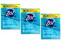 Zest Refreshing Aqua Deodorant Bar Soap with Vitamin E, Rinses Germs Away, 2 ct, 4.12 oz Each (Pack of 3)