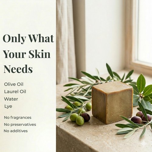 Natural Aleppo Soap – 40% Laurel Oil & 60% Olive Oil, High-Strength Formula, Vegan, Plant-Based, Handmade, For Face, Body & Hair