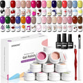 JODSONE 32 Colors Solid Paint Nail Art Gel Polish Set painting Drawing Gel Nail Polish for DIY Nails Art Design