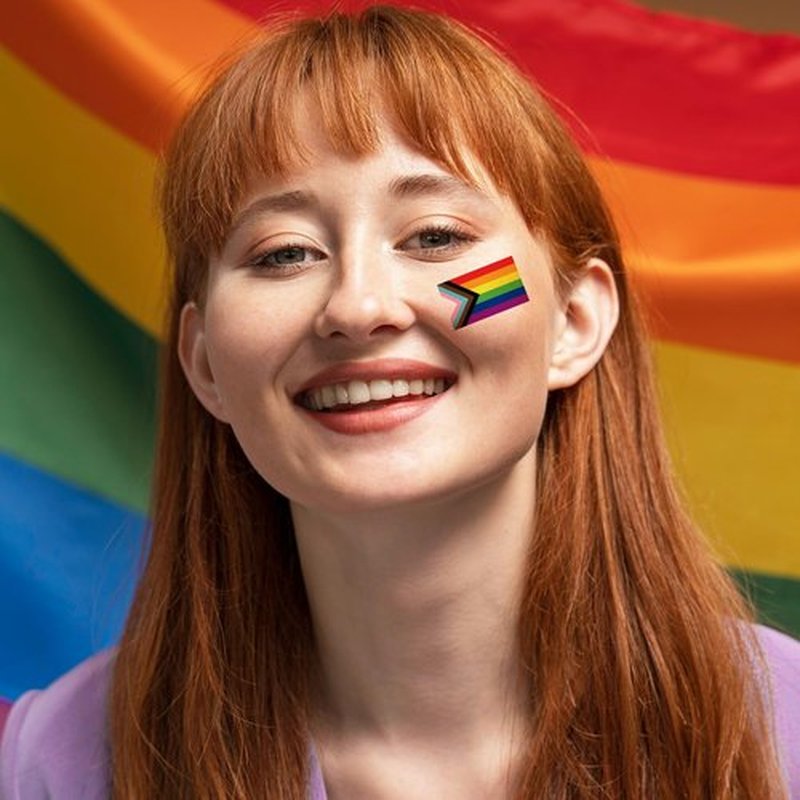 256PCS Pride Day Rainbow Tattoos – Love Gay LGBT Flag Stickers Parades Party Favors Supplies Decorations
