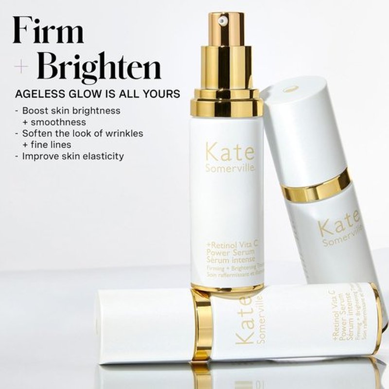Kate Somerville Retinol Vita C Power Serum - Clinically Proven Anti-Aging Treatment for Brighter, Smoother Skin | 1 Fl Oz