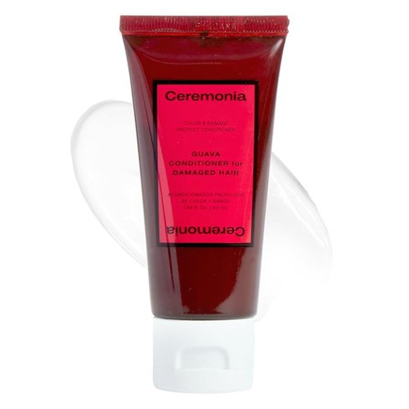 Ceremonia Guava Protect & Repair Conditioner - Nourishes Damaged & Color Treated Hair | 1.69 Fl. Oz.
