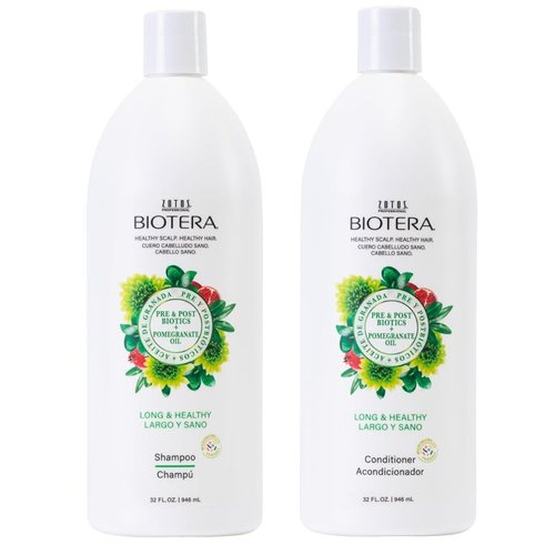 Biotera Long & Healthy Strengthening Shampoo - Strengthens Long Hair | Vegan, Paraben-Free, Color-Safe