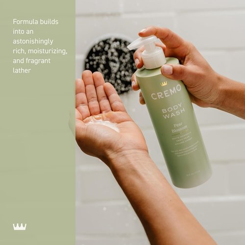 Cremo Pear Blossom Body Wash - Moisturizing Formula with Delicate Floral Notes | 16 Fl Oz