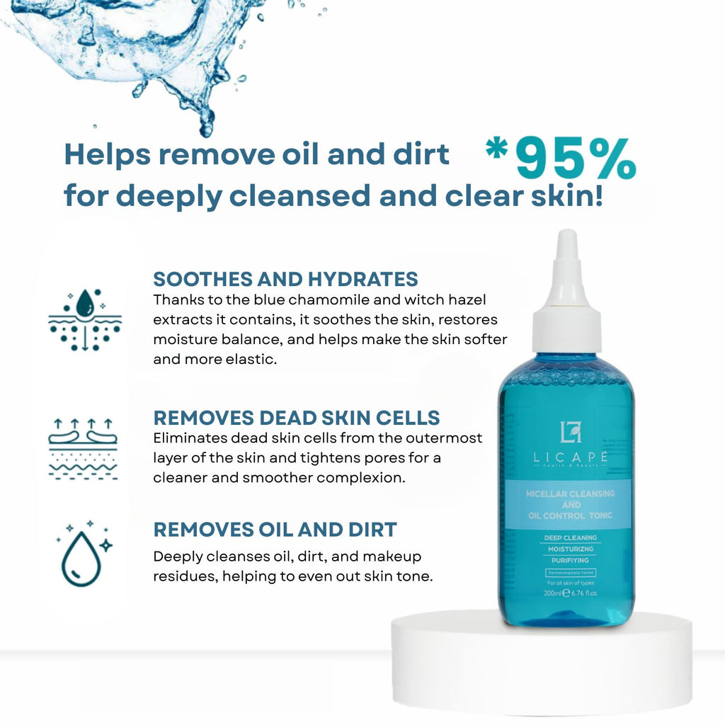 LICAPE® Pore Astringent, Purifying and Oil Balancing Tonic 200ml