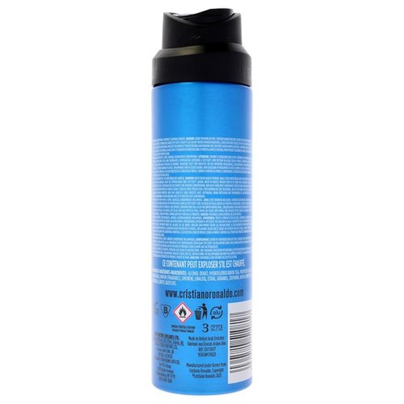 Cristiano Ronaldo CR7 Play It Cool Body Spray - Fresh Citrus & Aromatic Fougere - 6.8 Oz Invigorating Fragrance