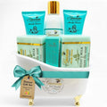 The Grecian Soap Company Deluxe Bathtub Gift Set, 6pcs Goat Milk & Olive Oil Skin Care Set, Birthday Gifts for Women, Bridal Shower Gifts, Gifts for Mom, Island Citrus Scent, Handmade in the USA