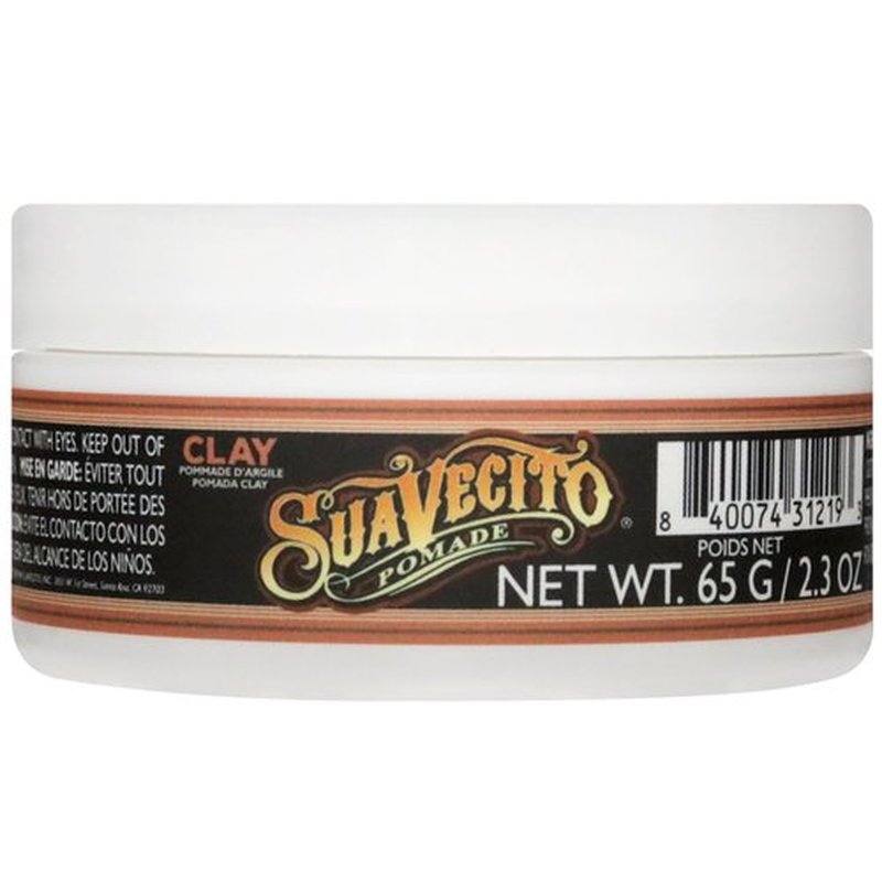 Suavecito Pomade Firme Clay - Strong Hold Hair Clay For Men - Low Shine Matte For Natural Texture Hairstyles (2.3 Ounce) (Pack of 1)