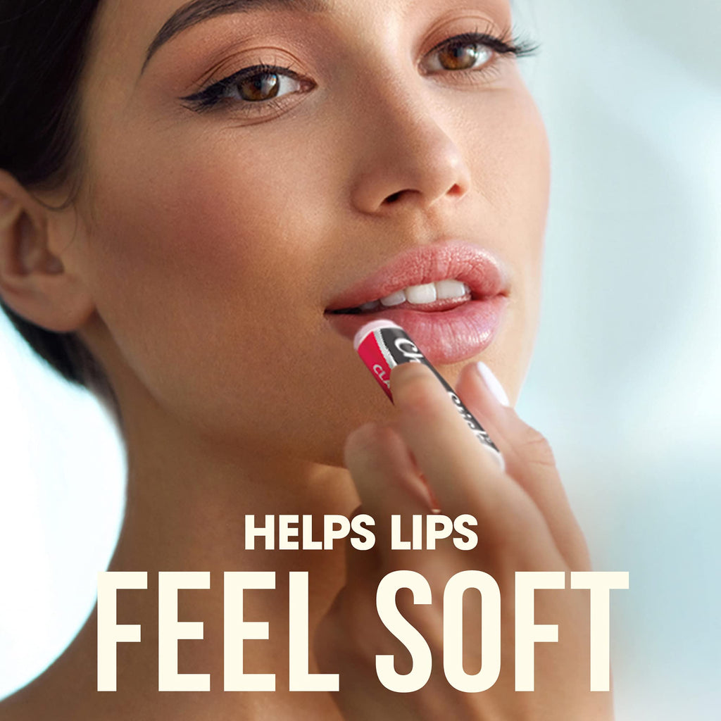 ChapStick Classic Cherry Lip Balm – Fruity & Sweet Lip Moisturizer for Dry Lips, 0.15 Oz Ea