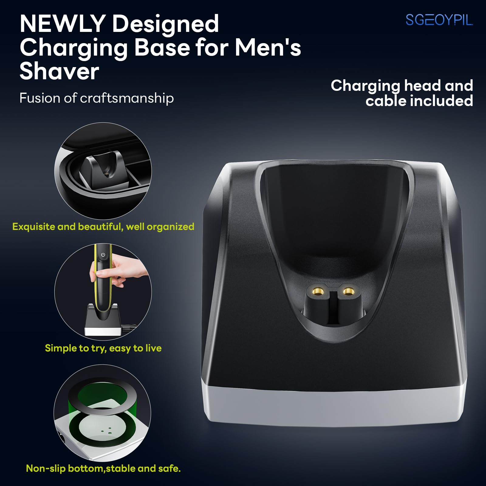 5V Charger Base Compatible with Philips Norelco QP2724 QP2834 Shaver
