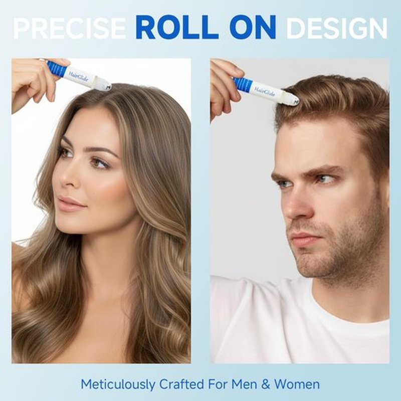 Hair Growth Serum Roll On, Rosemary Oil for Hair Growth, Be Roll On Rosemary Plant Essential Oils Extract Helps Support Body Thicker Fuller Hair for Men Women Pick