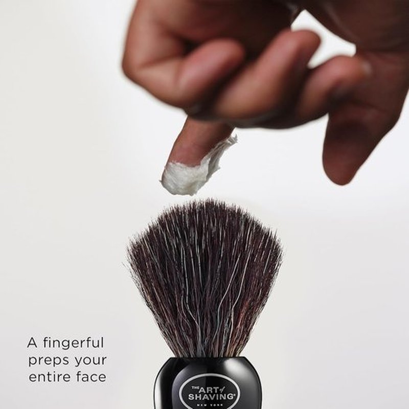 The Art of Shaving Original Shaving Brush - Premium Synthetic Fibers for Rich Lather - Pure Black