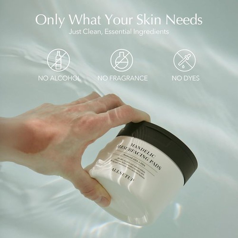 Regine Switzerland Mandelic Acid Toner Pads - AHA + PHA Exfoliating for Oil Control & Pore Refining | 70 Gentle Daily Resurfacing Pads