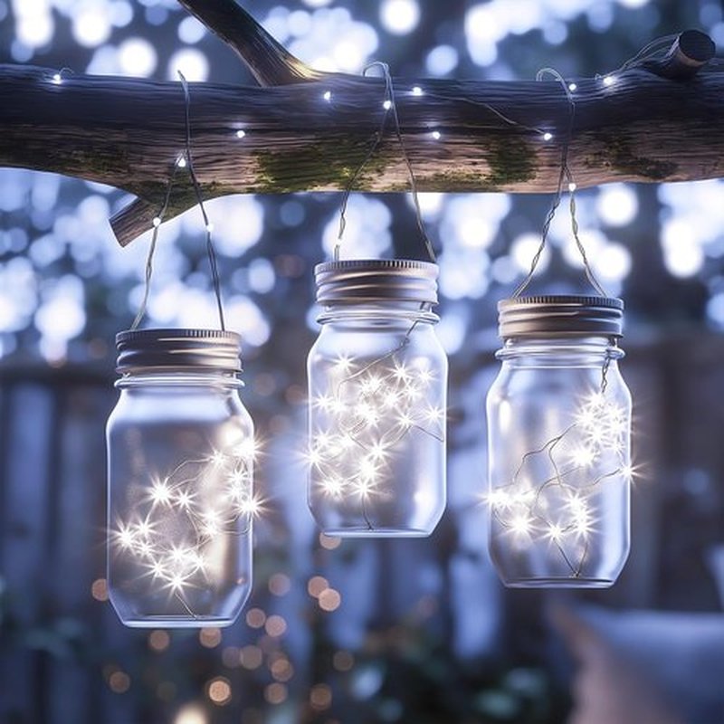 Minetom Fairy Lights - 100 LEDs Waterproof 33 Ft Starry String Lights on Silver Wire | Pure White for Parties & Weddings