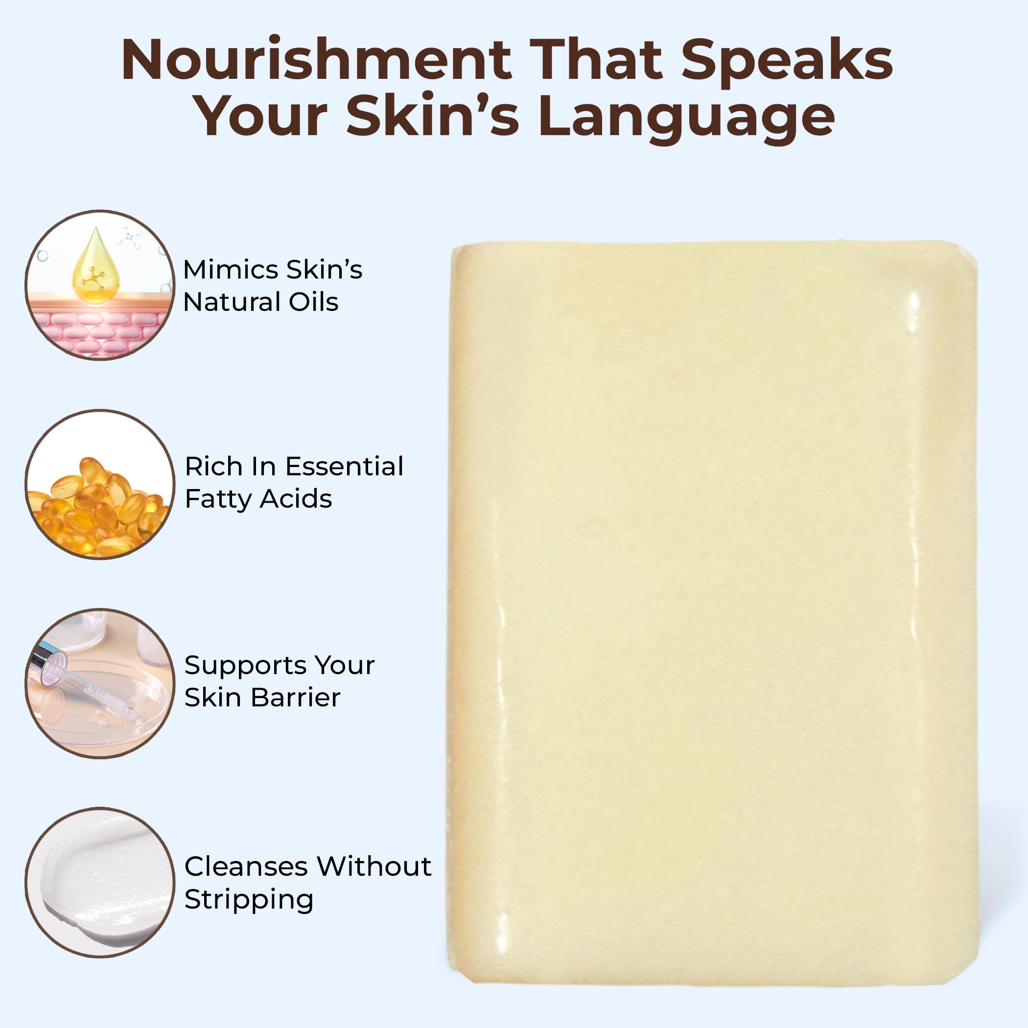 ErTh All-Natural Tallow Soap Bar 3 Pack – Grass-Fed Tallow, Simple Ingredients (Lavender)
