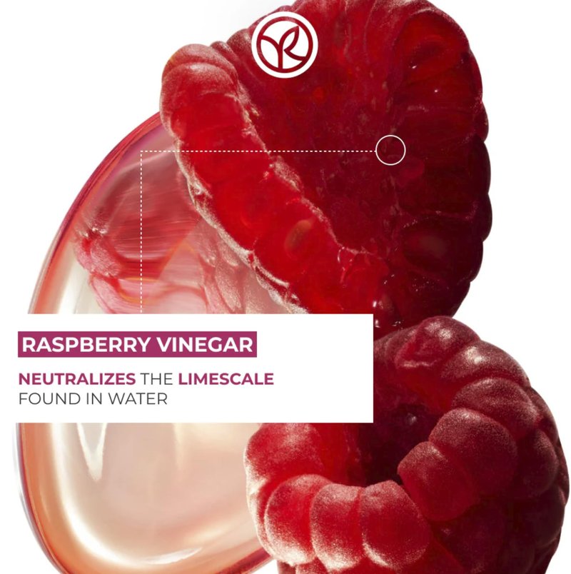 Yves Rocher Raspberry Shine Hair Vinegar – Restores Natural Women Unisex Hair Shine 400 ml./13.5 fl.oz.