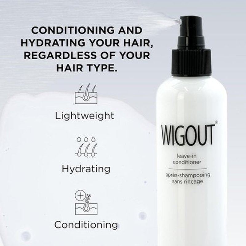 Style Factor WIGOUT Leave-In Conditioner Spray - Lightweight Hydrating Mist for Frizz Control & Shine - 8 oz