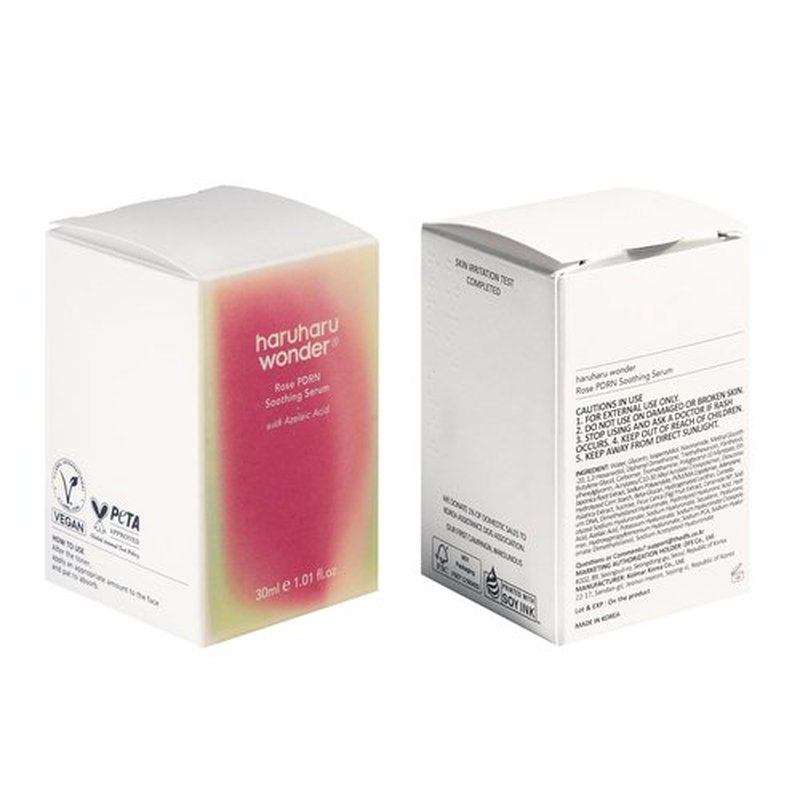 haruharu wonder Rose PDRN Soothing Serum with Azelaic Acid, Redness Relief, Barrier Repair, Bulgarian Rose, Lightweight Formula for Sensitive Skin, Fragrance Free, Korean Skincare, Vegan, 1.01 fl.oz