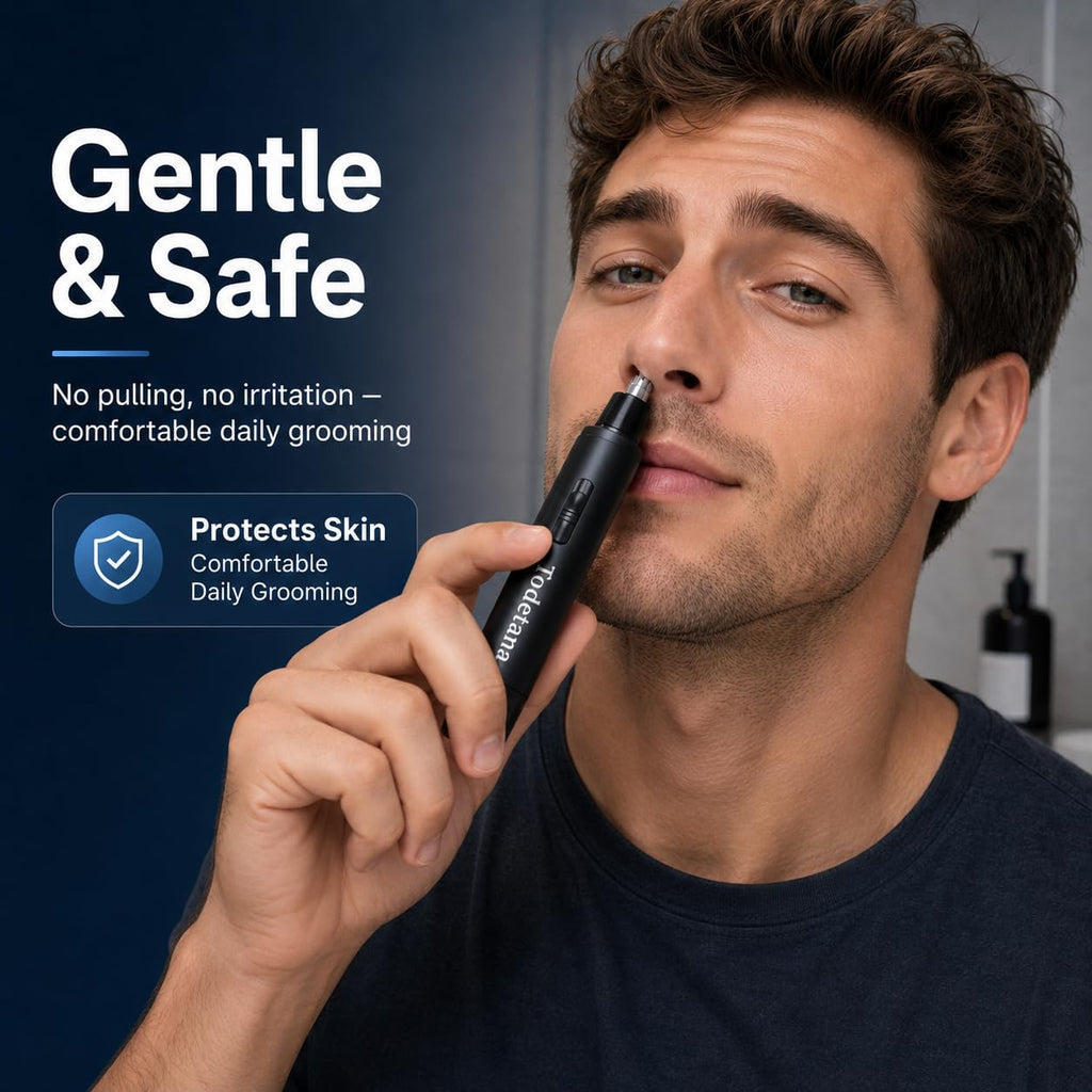 Todetana 2 Pack Nose Hair Trimmer, USB Rechargeable Ear & Nose Trimmer