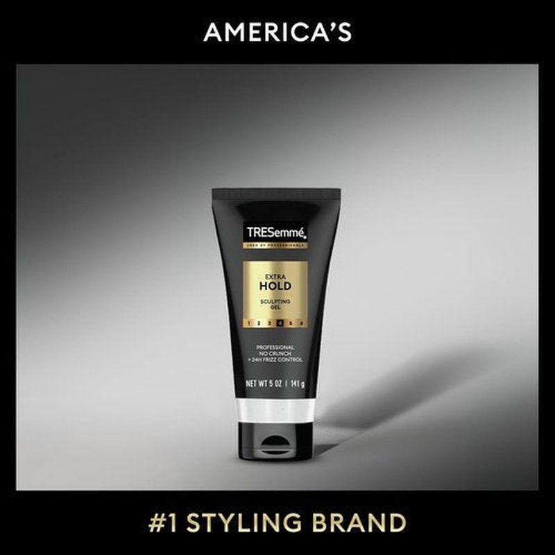 TRESemmé Extra Hold Gel - Alcohol-Free Formula for 24H Frizz Control | 5 oz