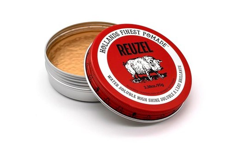 Reuzel Red Pomade - Medium Hold, Water Soluble Styling, High Shine, Flake Free | For All Hair Types