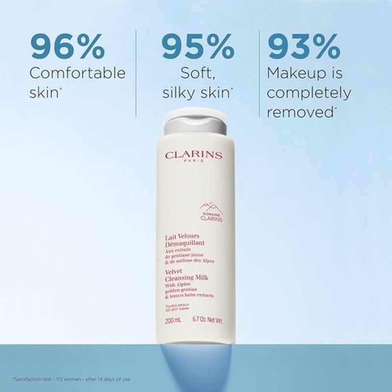 Clarins Hydrating Toning Lotion - Cleanses, Tones & Balances Skin | Plant-Based Aloe Vera | Alcohol-Free for Normal to Dry Skin