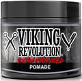 Viking Revolution Extreme Hold Pomade for Men - Extra Firm Hold & High Shine - Easy Wash Out, 4oz