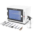 KING&DUKE Nail Tool Sterilizer Machine, 15L Large Capacity UV Sterilizer Cabinet, Sanitizer Box for Esthetician, Nail Salon, Barbers - Professional 360° Disinfection for Home and Commercial Use