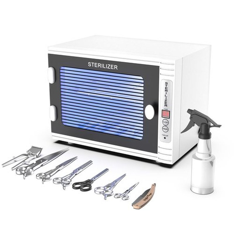 KING&DUKE Nail Tool Sterilizer Machine, 15L Large Capacity UV Sterilizer Cabinet, Sanitizer Box for Esthetician, Nail Salon, Barbers - Professional 360° Disinfection for Home and Commercial Use